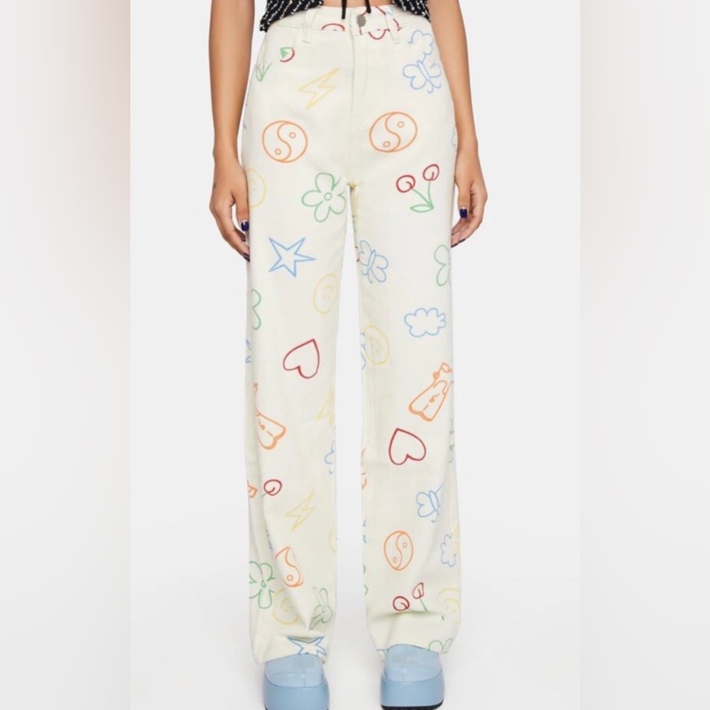 Bailey Rose Colorful Patterned Pants